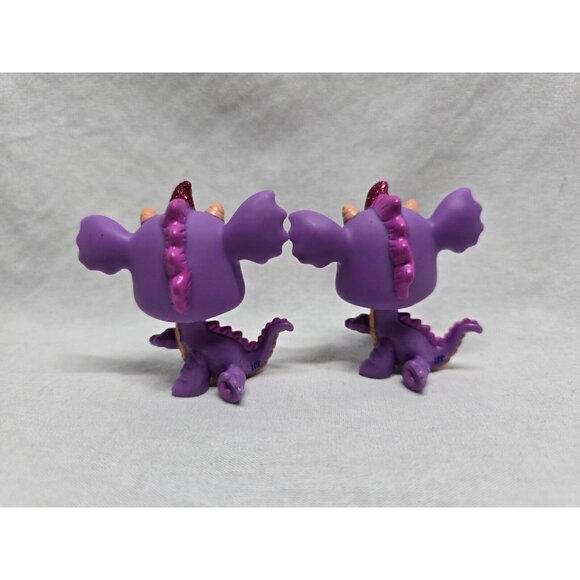 Bobble Head Pets- Glitter Dragons Lot Of 2 - Picture 3 of 5